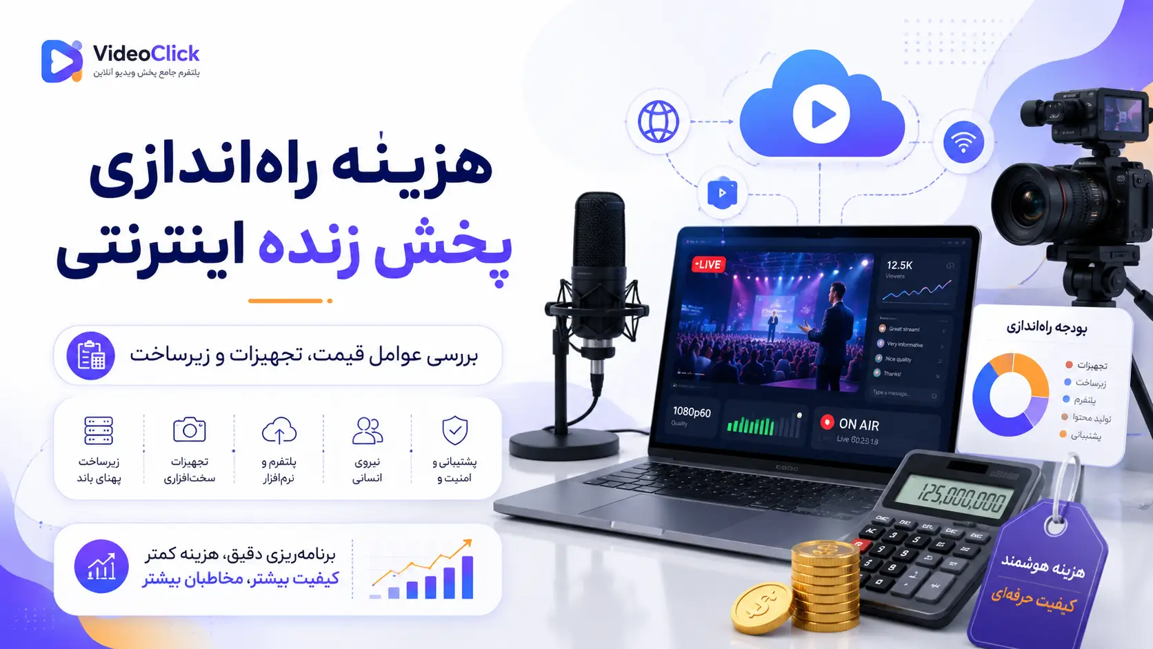 هزینه پخش زنده اینترنتی چقدر است؟